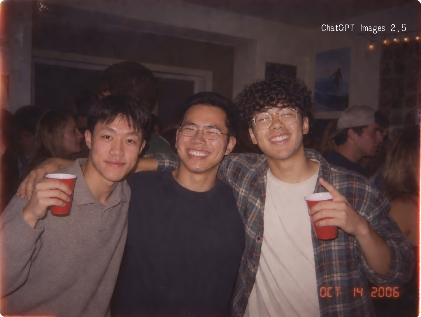 GPT Image 2.5 party photo result